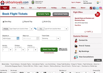 Akbar Travels Promo Codes | Coupons | Offers