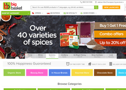 BigBasket Promo Codes | Coupons | Offers