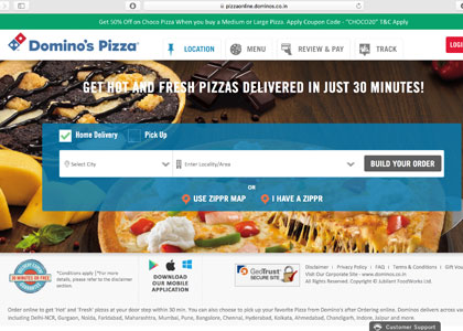 Dominos Promo Codes | Coupons | Offers