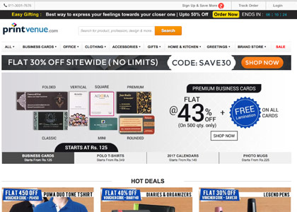 Printvenue Promo Codes | Coupons | Offers