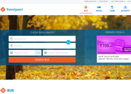 Travelyaari Promo Codes | Coupons | Offers